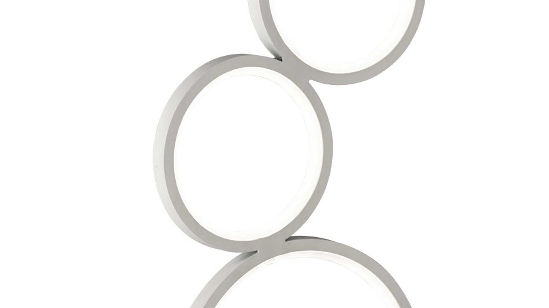 Tischleuchte Trio lighting for you aus Metall in Weiß TRIO Tischlampe Rondo mattweißes Metall – Höhe ca. 45 cm