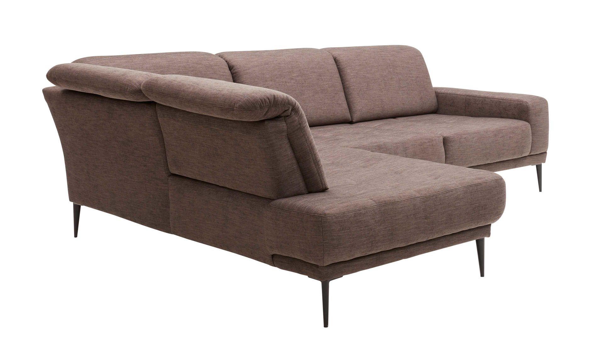 Ecksofa Interliving aus Stoff in Braun Interliving Sofa Serie 4250 – Ecksofa brauner Bezug Brisbane 9591 – Stellfläche ca. 215 x 285 cm
