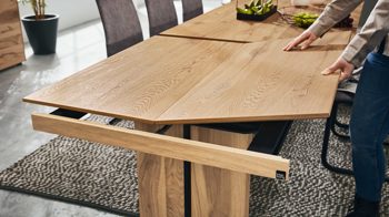 Funktion Interliving aus Holz in Holzfarben Interliving Esszimmer Serie 5604 - Frontauszug V014-0365 Eiche rustico - ca. 65 x 100 cm