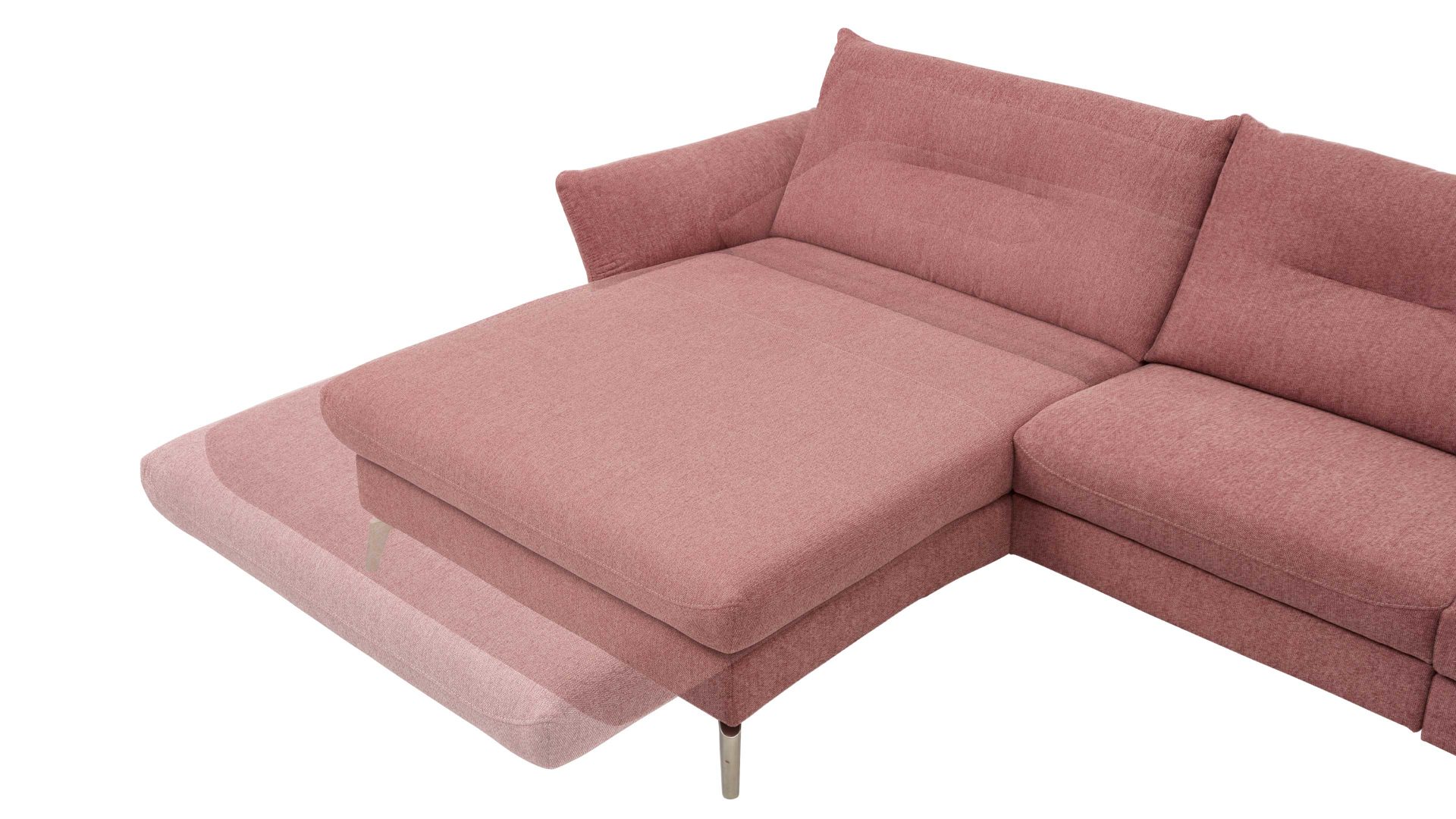 Funktion Interliving aus Metall in Transparent Interliving Sofa Serie 4400 - Relaxfunktion Funktions-Mehrpreis