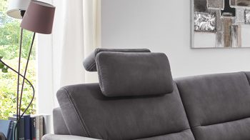 Kopfstütze modulmaster aus Stoff in Grau Modulmaster MM-ZE1049 - Kopfstütze PKS graue Mikrofaser Mammut