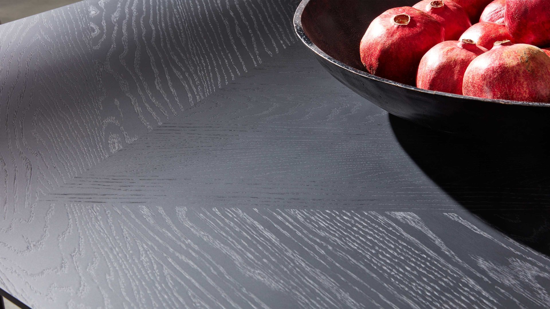 Auszugtisch Interliving aus Holz in Schwarz Interliving Esszimmer Serie 5110 - Auszugtisch T0401 mattschwarzes Eichefurnier - ca. 200 - 300 x 100 cm