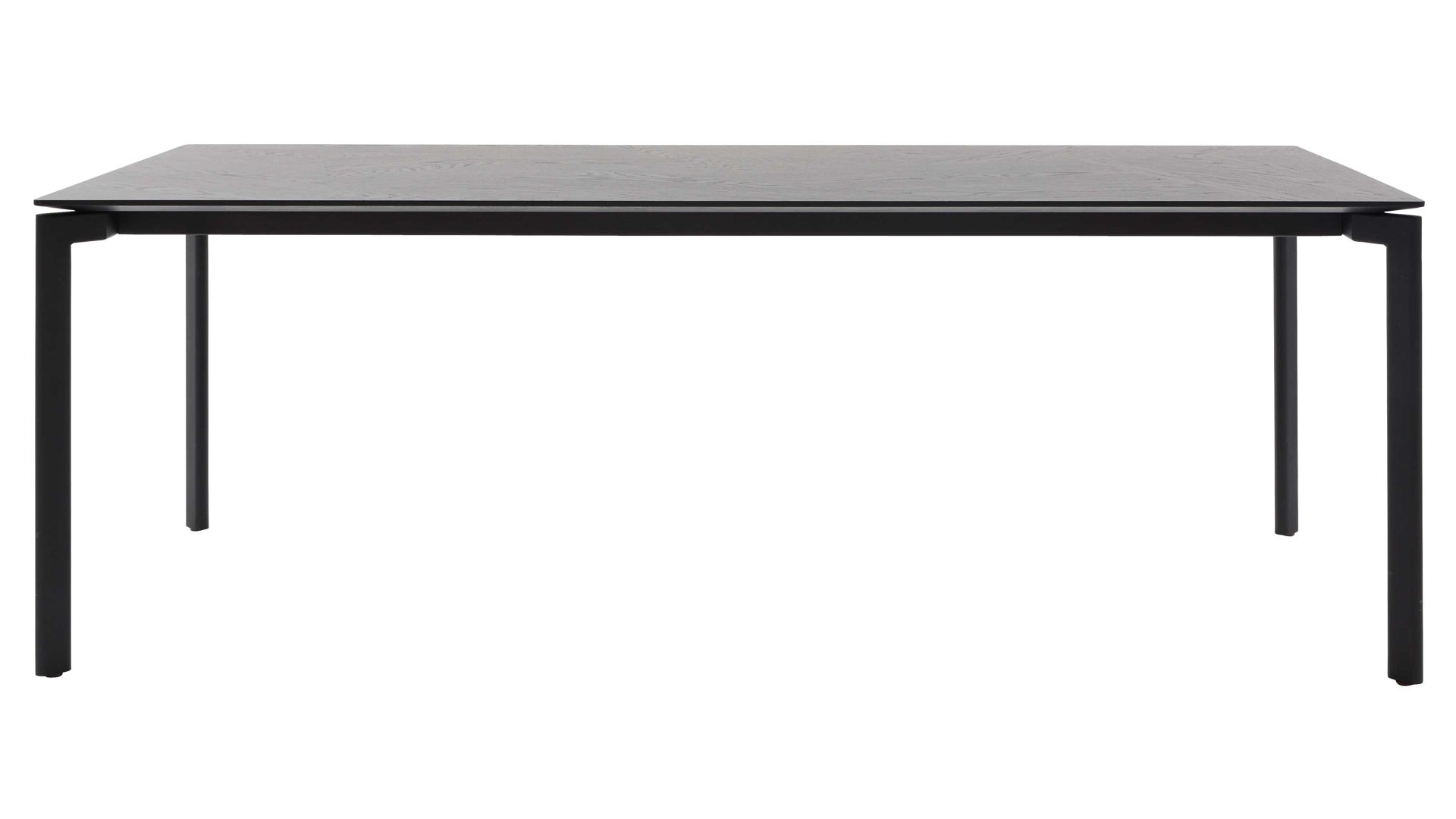 Esstisch Interliving aus Holz in Schwarz Interliving Esszimmer Serie 5110 - Esstisch T0200 mattschwarzes Eichefurnier - ca. 220 x 100 cm