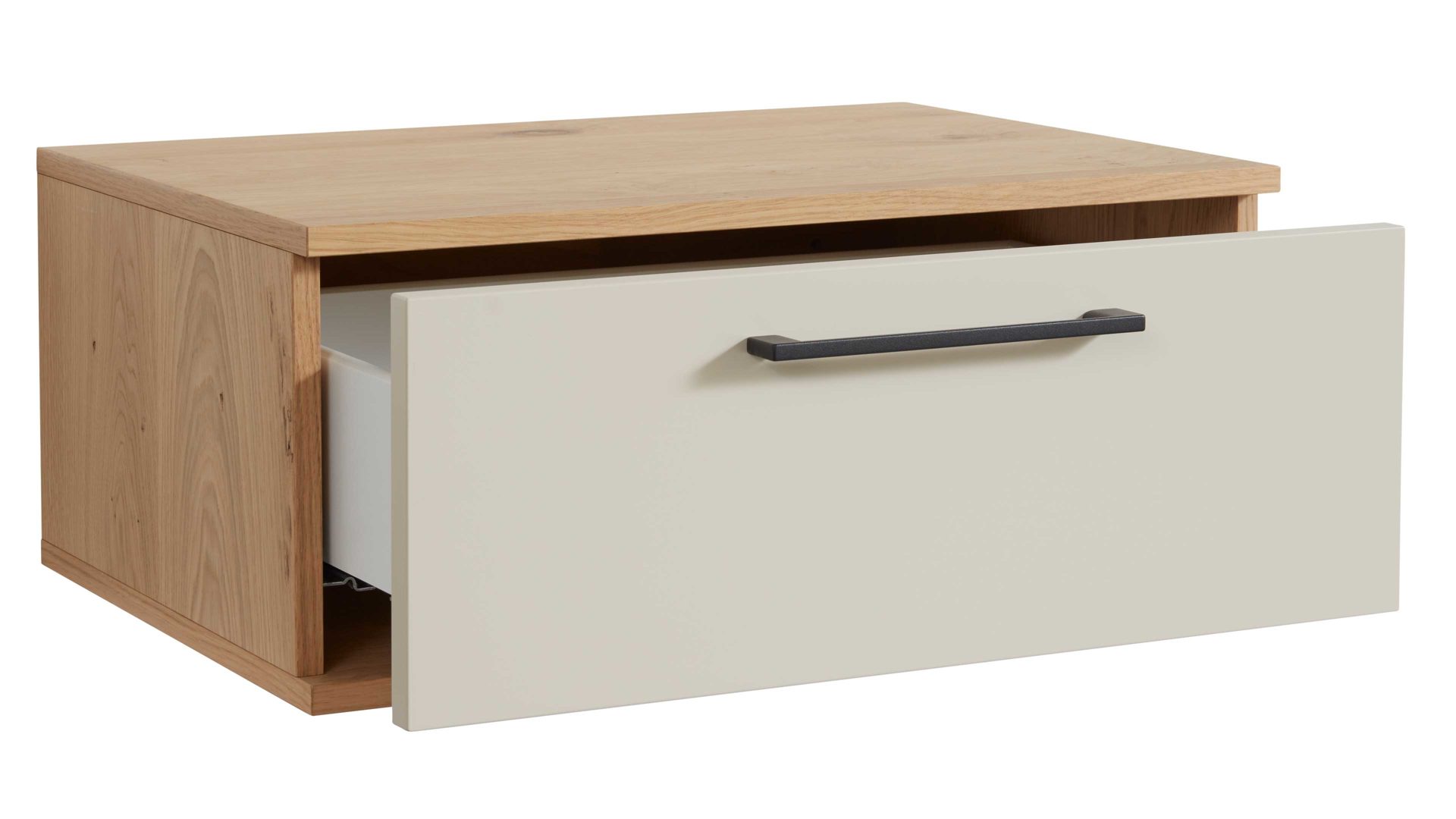 Komplettzimmer Interliving aus Holz in Beige Interliving Schlafzimmer Serie 1024 – Komplettzimmer Design 27, vierteilig - Sand & Balkeneiche