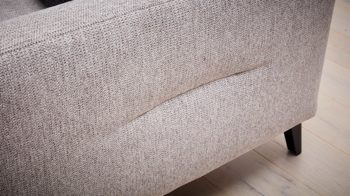 Ecksofa Interliving aus Stoff in Grau Interliving Sofa Serie 4400 - Ecksofa steingrauer Bezug GCP 39 - Stellfläche ca. 210 x 262 cm