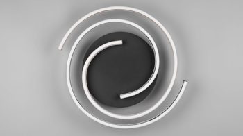 Deckenleuchte Trio lighting for you aus Metall in Schwarz Trio Deckenleuchte Caya Messingfarben  &  Schwarz  - Durchmesser ca. 50 cm