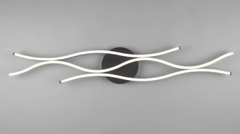 Deckenleuchte Trio lighting for you aus Metall in Messing Trio Deckenleuchte Blaze Messing matt & schwarz matt - Breite ca. 108