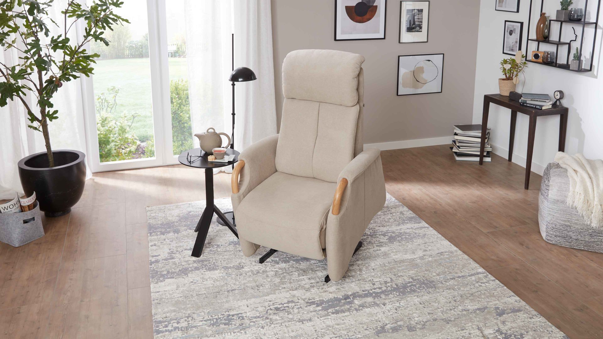 Funktion comfortmaster besser sitzen, liegen, leben aus Metall in Transparent Comfortmaster CM-HU1157 - Funktion E Aufstehhilfe und ein Motor