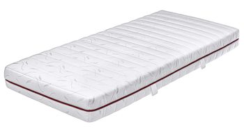 Federkernmatratze comfortmaster besser sitzen, liegen, leben aus Stoff in Weiß Comfortmaster Matratze Classic T H2, Taschenfederkern – Liegefläche ca. 100 x 180 cm
