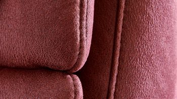 Relaxsessel OrthoSedis aus Kunstfaser in Rot OrthoSedis OS-HU1043 - Relaxsessel A8 mit Aufstehhilfe und Federkern weinrote Mikrofaser Deluxe - Ergonomie S