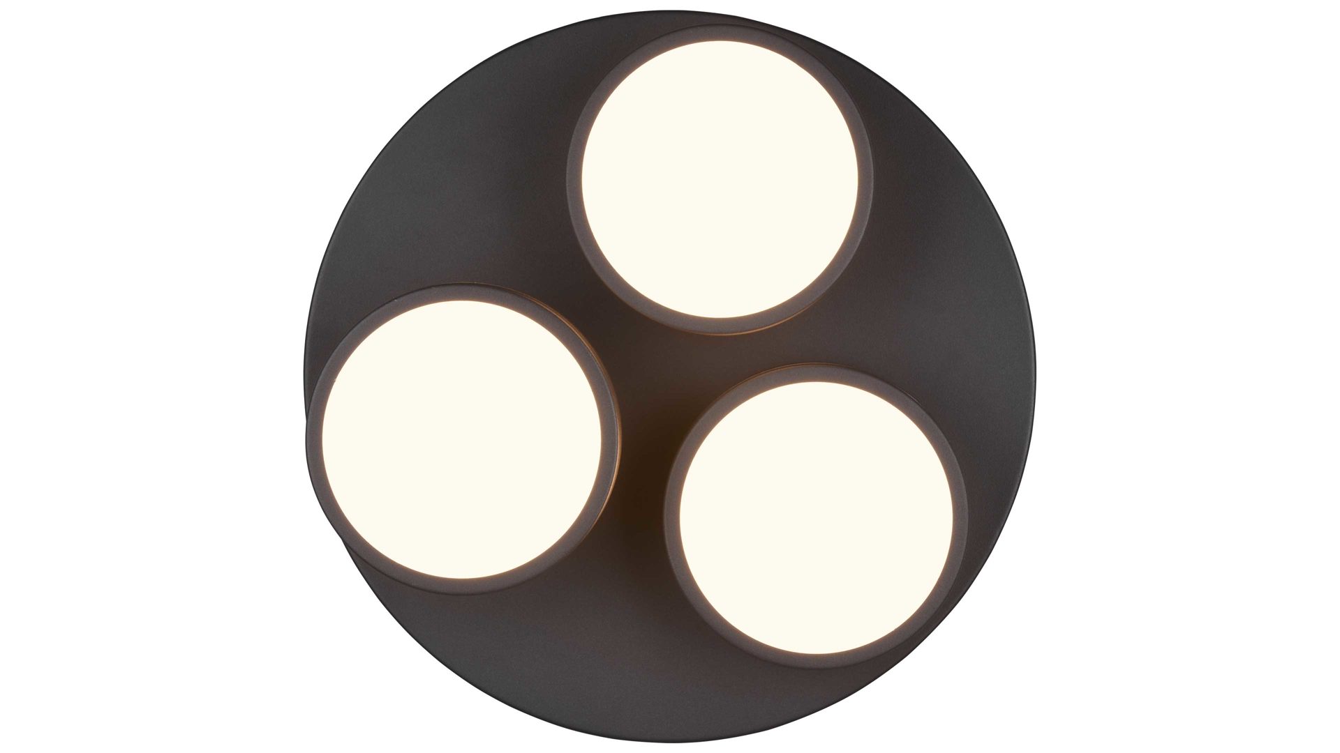 Deckenleuchte Trio lighting for you aus Metall in Anthrazit Trio Deckenleuchte  Franklin anthrazitfarbenes Metall - Durchmesser ca. 35 cm