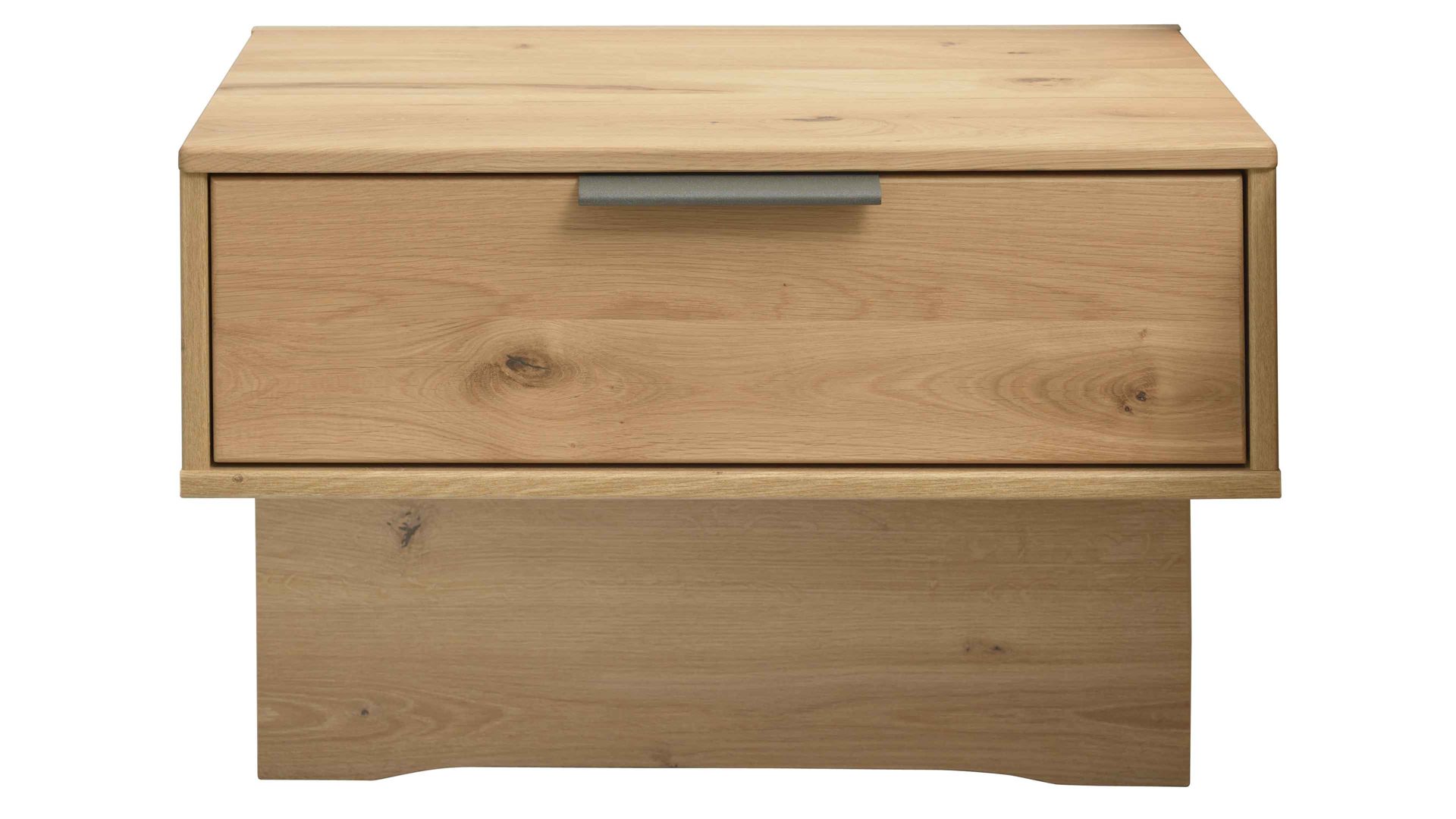 Nachtkommode Interliving aus Holz in Holzfarben Interliving Schlafzimmer Serie 1027 – Nachtkonsolen-Set 301 Eiche bianco - zweiteilig