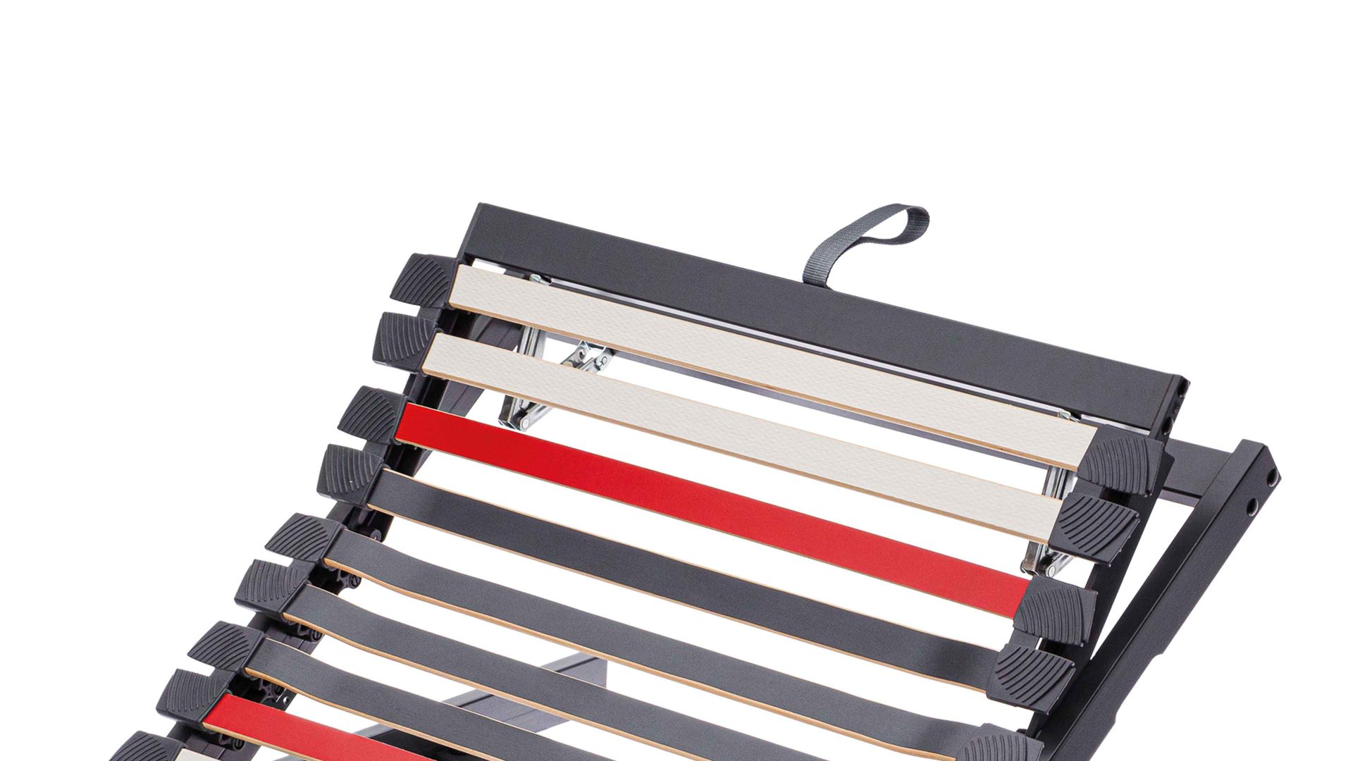 Lattenrost Interliving aus Holz in Anthrazit Interliving Lattenrost Serie 1950 mit Funksteuerung Funk & zwei Motoren – Liegefläche ca. 120 x 200 cm