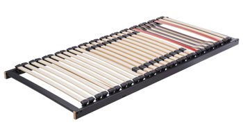 Lattenrost Interliving aus Holz in Anthrazit Interliving Lattenrost Serie 1950 ohne Verstellung – Liegefläche ca. 100 x 220 cm