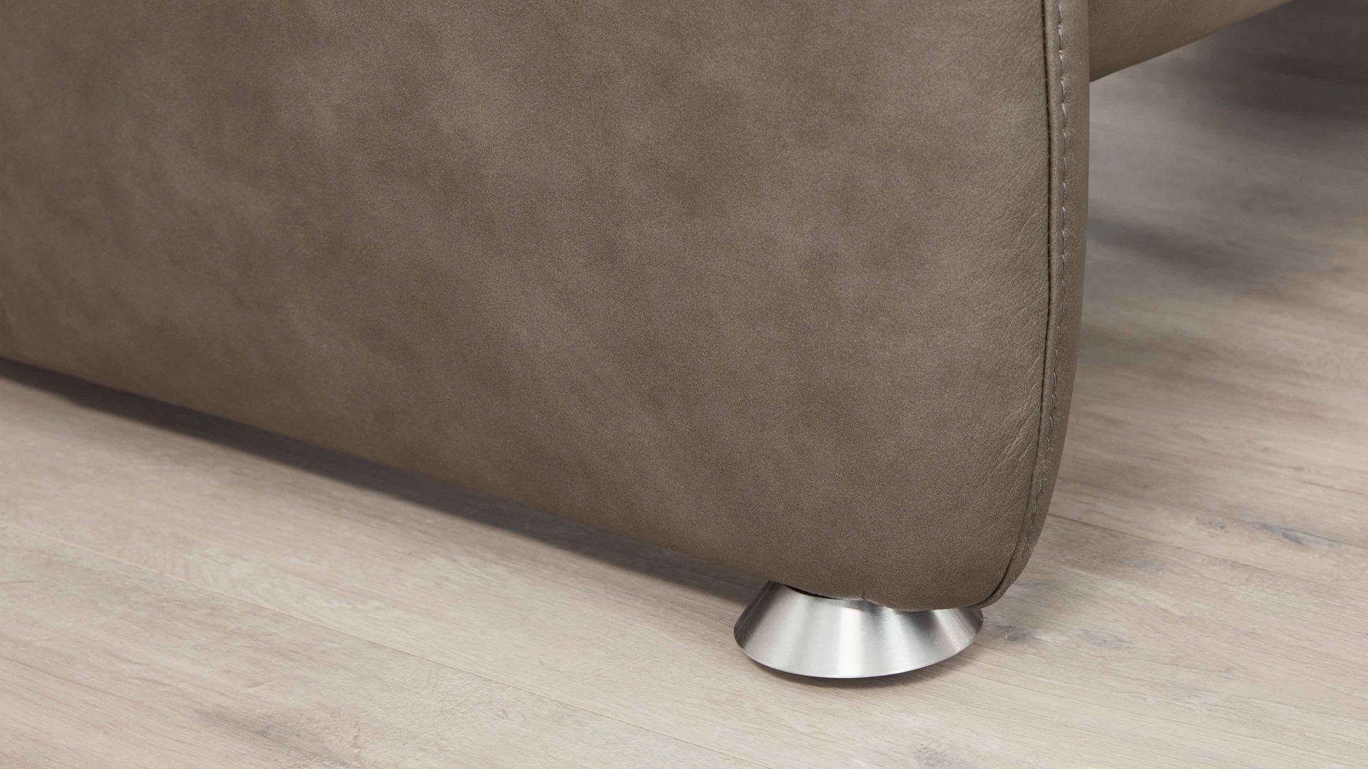 Dreisitzer comfortmaster besser sitzen, liegen, leben aus Leder in Dunkelbraun Comfortmaster Dreisitzer 4898 canyonfarbenes LongLife-Leder LG18 - Breite ca. 205 cm