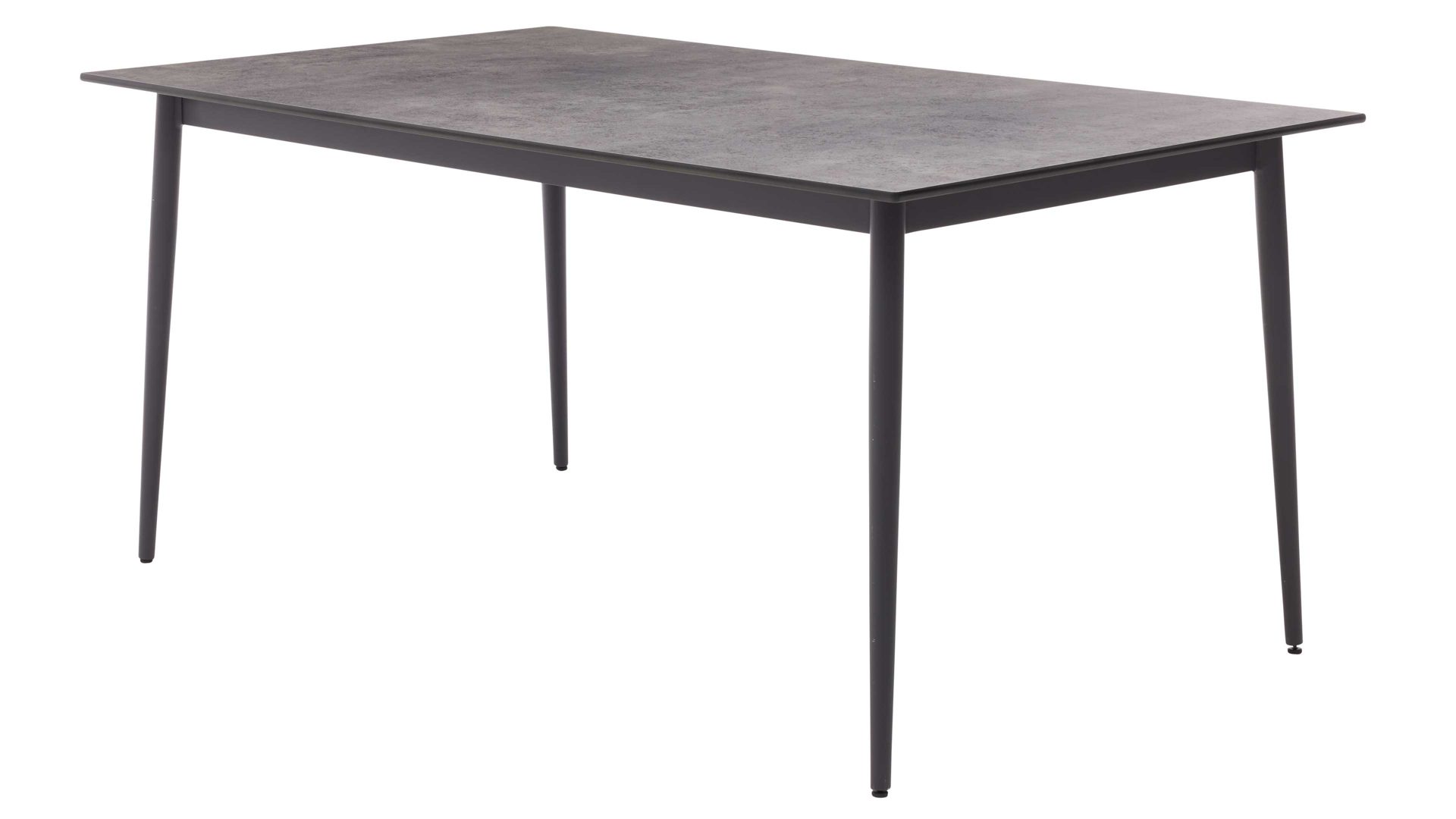 Gartentisch Interliving aus Holz in Grau Interliving Gartenmöbel Serie 7003 – Tisch G113-004-082 HPL Beton & Aluminium - ca. 220 x 95 cm