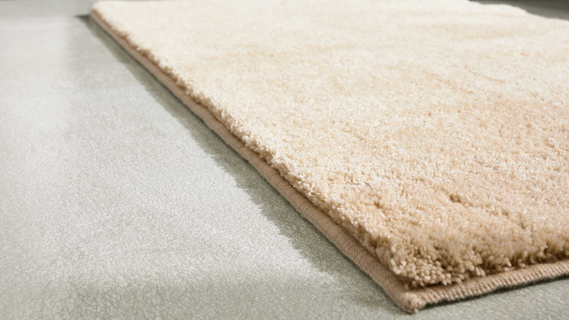 Badematte / Badeteppich Interliving aus Kunstfaser in Beige Interliving Badteppich Serie 9112 Beige - ca. 50 x 60 cm