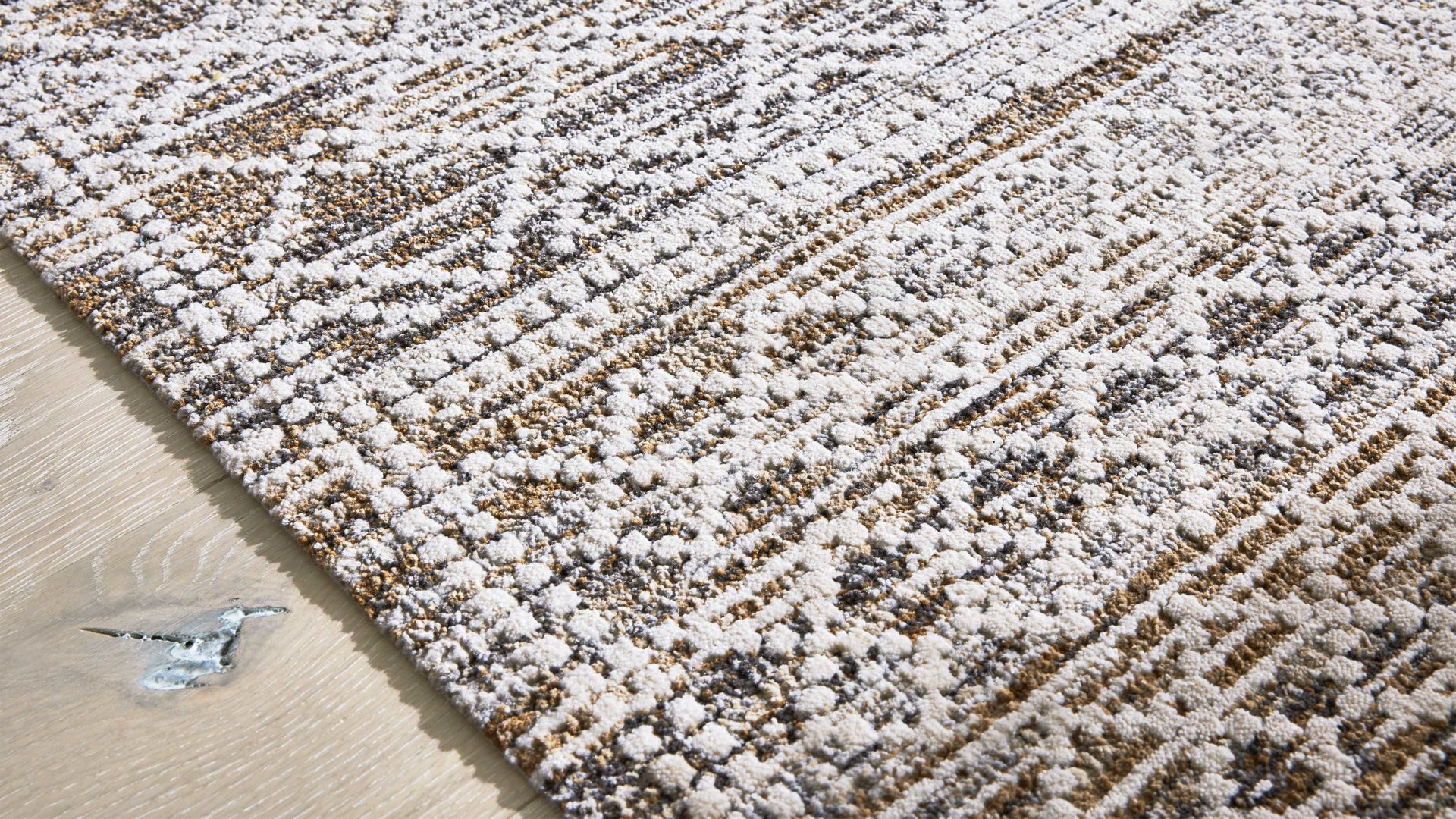 Webteppich Interliving aus Kunstfaser in Beige Interliving Teppich Serie G-8030 beiges Vintagemuster - ca. 160 x 230 cm