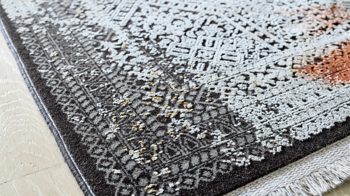 Webteppich Interliving aus Mischgewebe in Mehrfarbig Interliving Teppich Serie G-8060 mehrfarbiges Vintagemuster - ca. 133 x 190 cm