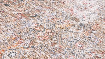 Webteppich Interliving aus Kunstfaser in Beige Interliving Teppich Serie G-8070 beige gemustertes Vintagemuster - ca. 133 x 190 cm