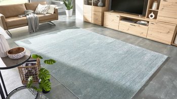 Webteppich Interliving aus Kunstfaser in Hellblau Interliving Teppich Serie G-8080 Blau - ca. 160 x 230 cm