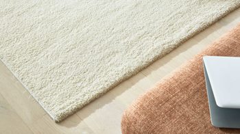 Webteppich Interliving aus Kunstfaser in Beige Interliving Teppich Serie G-8080 Creme - ca. 67 x 130 cm