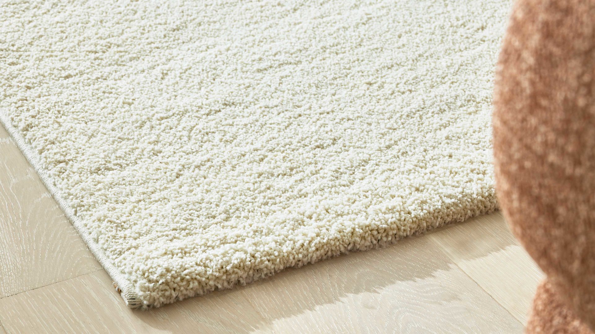 Webteppich Interliving aus Kunstfaser in Beige Interliving Teppich Serie G-8080 Creme - ca. 67 x 130 cm