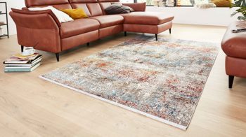 Webteppich Interliving aus Mischgewebe in Mehrfarbig Interliving Teppich Serie L-8700 Multicolor  – ca. 80 x 150 cm