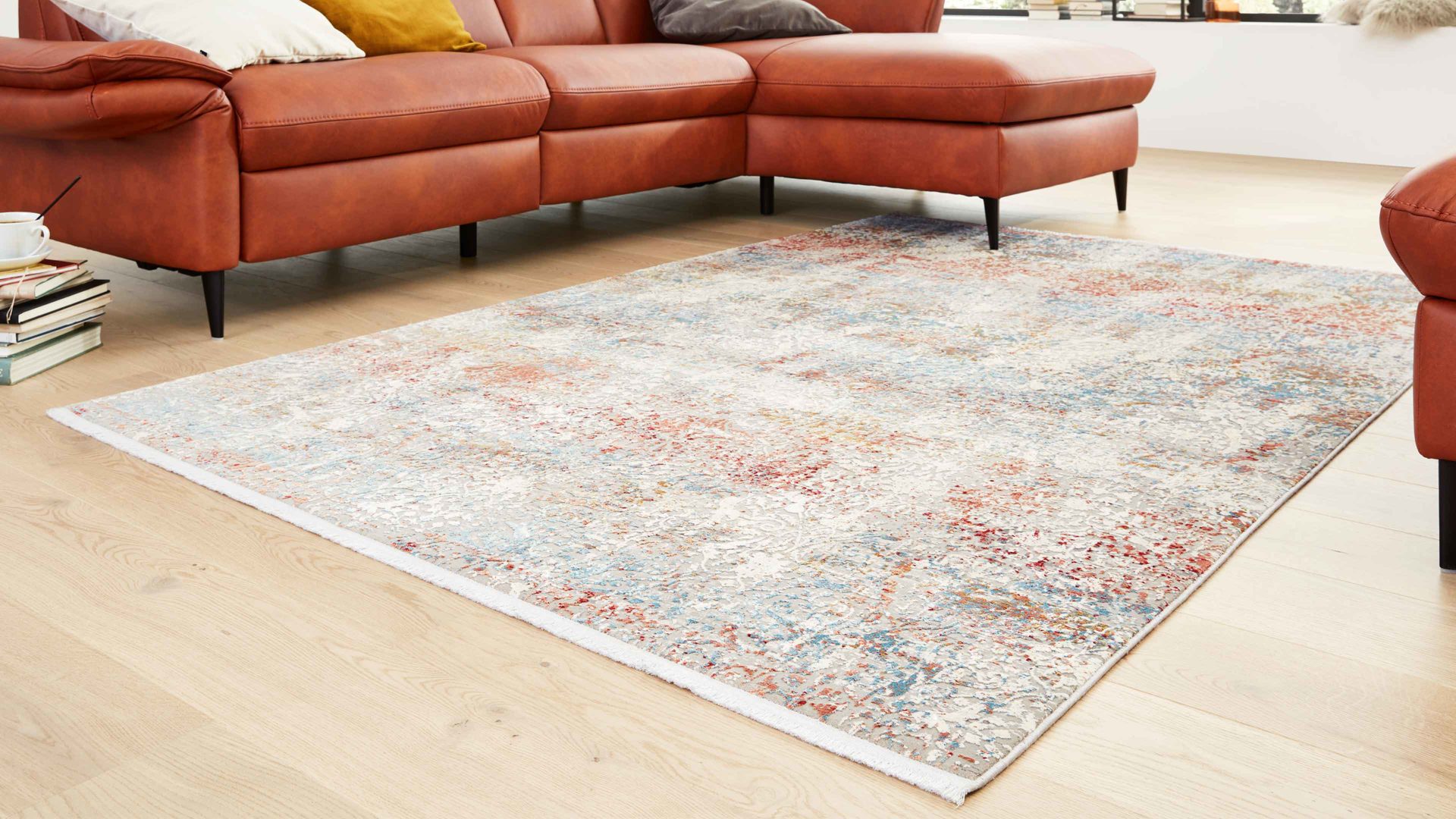 Webteppich Interliving aus Mischgewebe in Mehrfarbig Interliving Teppich Serie L-8700 Multicolor – ca. 160 x 230 cm