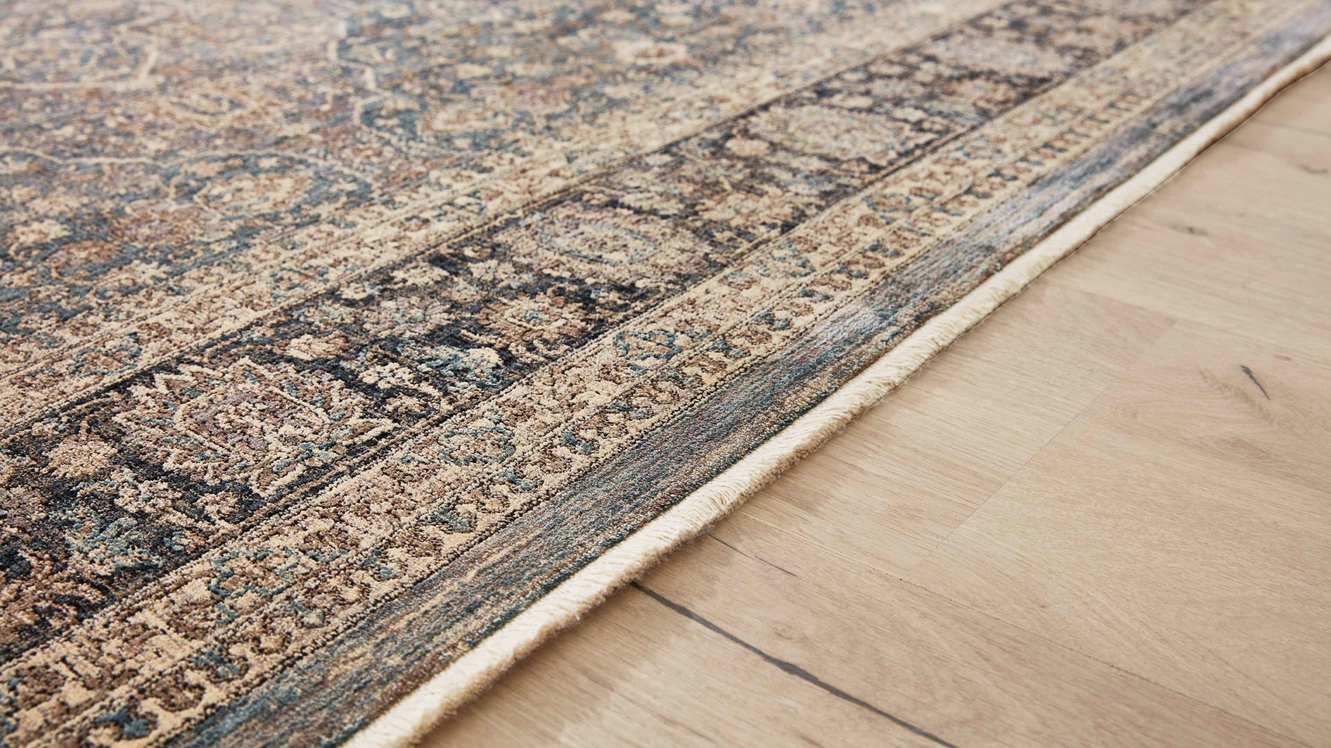 Webteppich Interliving aus Kunstfaser in Blau Interliving Teppich Serie L-8730 Blau-Blau– ca. 240 x 300 cm