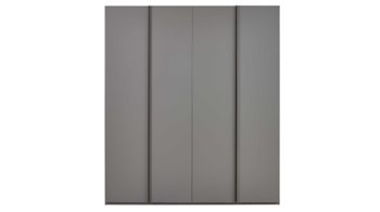 Kleiderschrank Interliving aus Holz in Dunkelgrau Interliving Kleiderschrank Serie 1207 – Kleiderschrank Manhattan - vier Türen, Breite ca. 200 cm