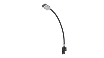 Möbelbeleuchtung Interliving aus Metall in Anthrazit Interliving Kleiderschrank Serie 1207 – Flexleuchten-Set 80033 zweiteilig