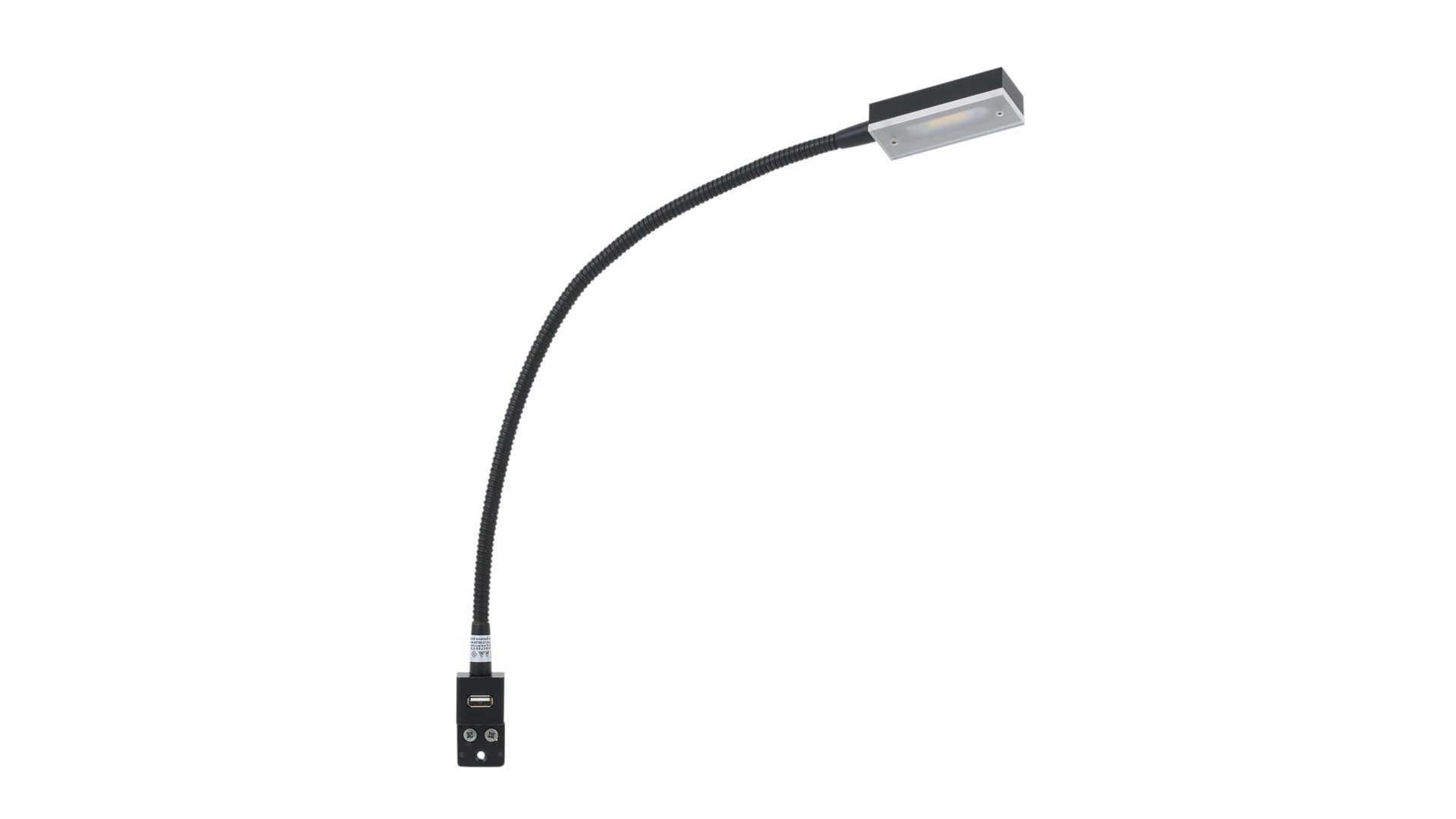 Möbelbeleuchtung Interliving aus Metall in Anthrazit Interliving Kleiderschrank Serie 1207 – Flexleuchten-Set 80033 zweiteilig