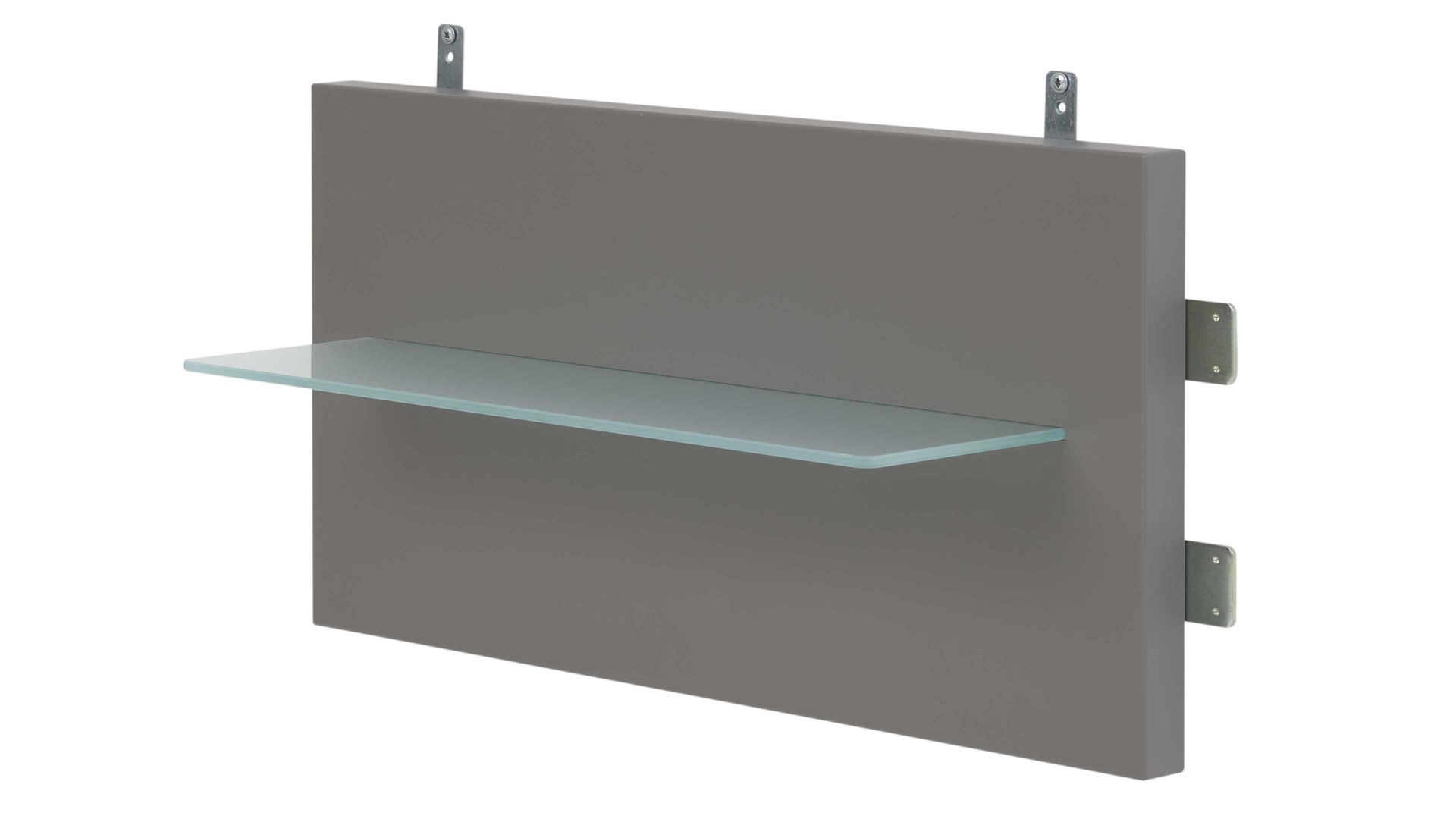 Paneel Interliving aus Holz in Dunkelgrau Interliving Kleiderschrank Serie 1207 – Paneelaufsatz links - Manhattan, Breite ca. 60 cm