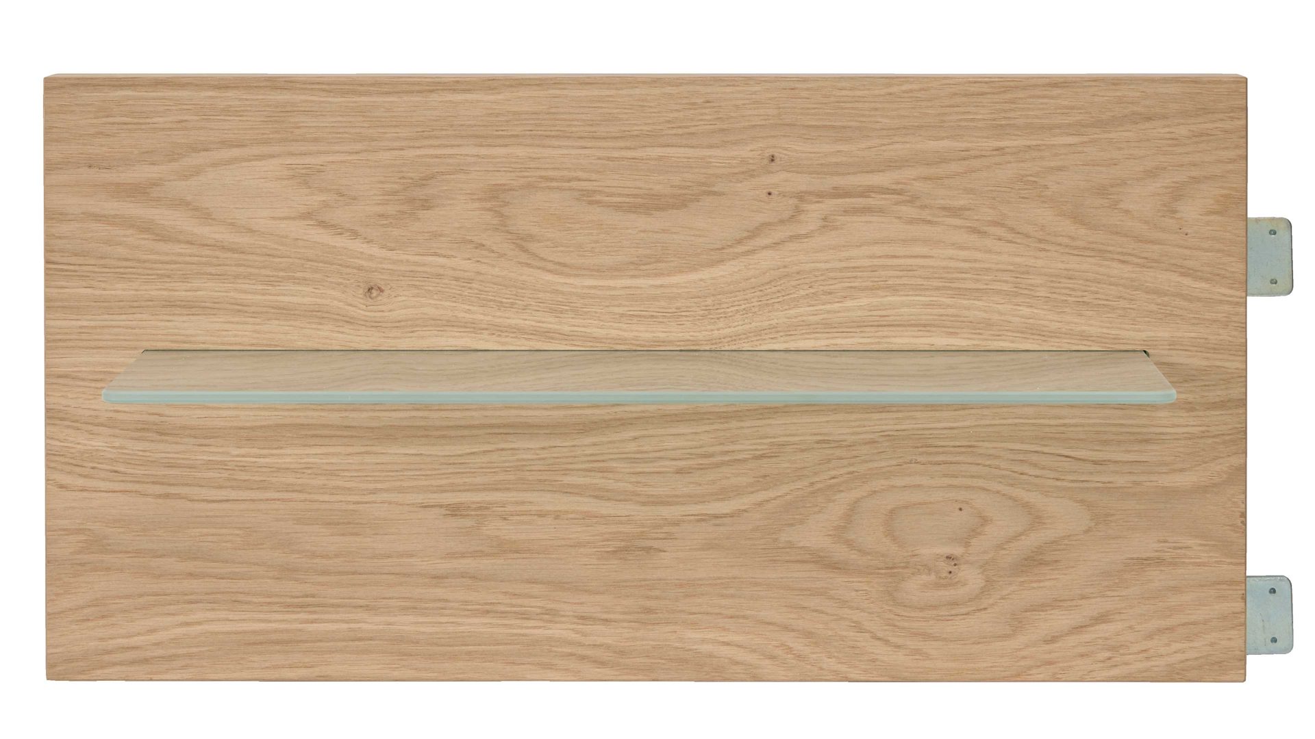 Paneel Interliving aus Holz in Holzfarben Interliving Kleiderschrank Serie 1207 – Paneelaufsatz links - Wildeiche, Breite ca. 60 cm