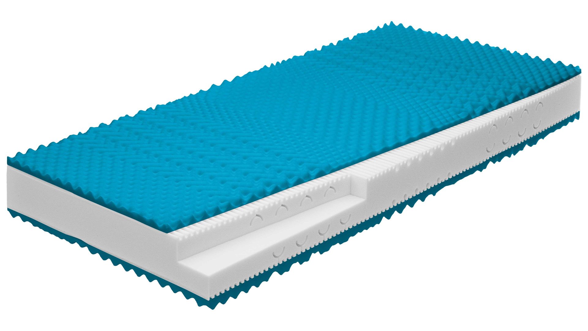 Kaltschaummatratze comfortmaster besser sitzen, liegen, leben aus Kunstfaser in Weiß Comfortmaster Matratze Exklusiv S H3, Kaltschaum – Liegefläche ca. 160 x 200 cm