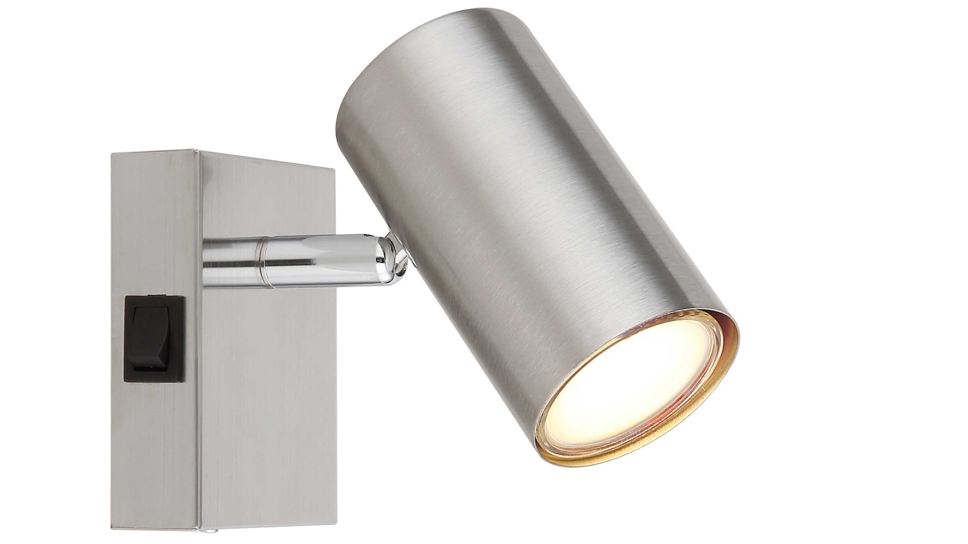 Wandleuchte Globo lighting aus Metall in Nickel GLOBO Strahler Robby Nickel matt - ein Spot