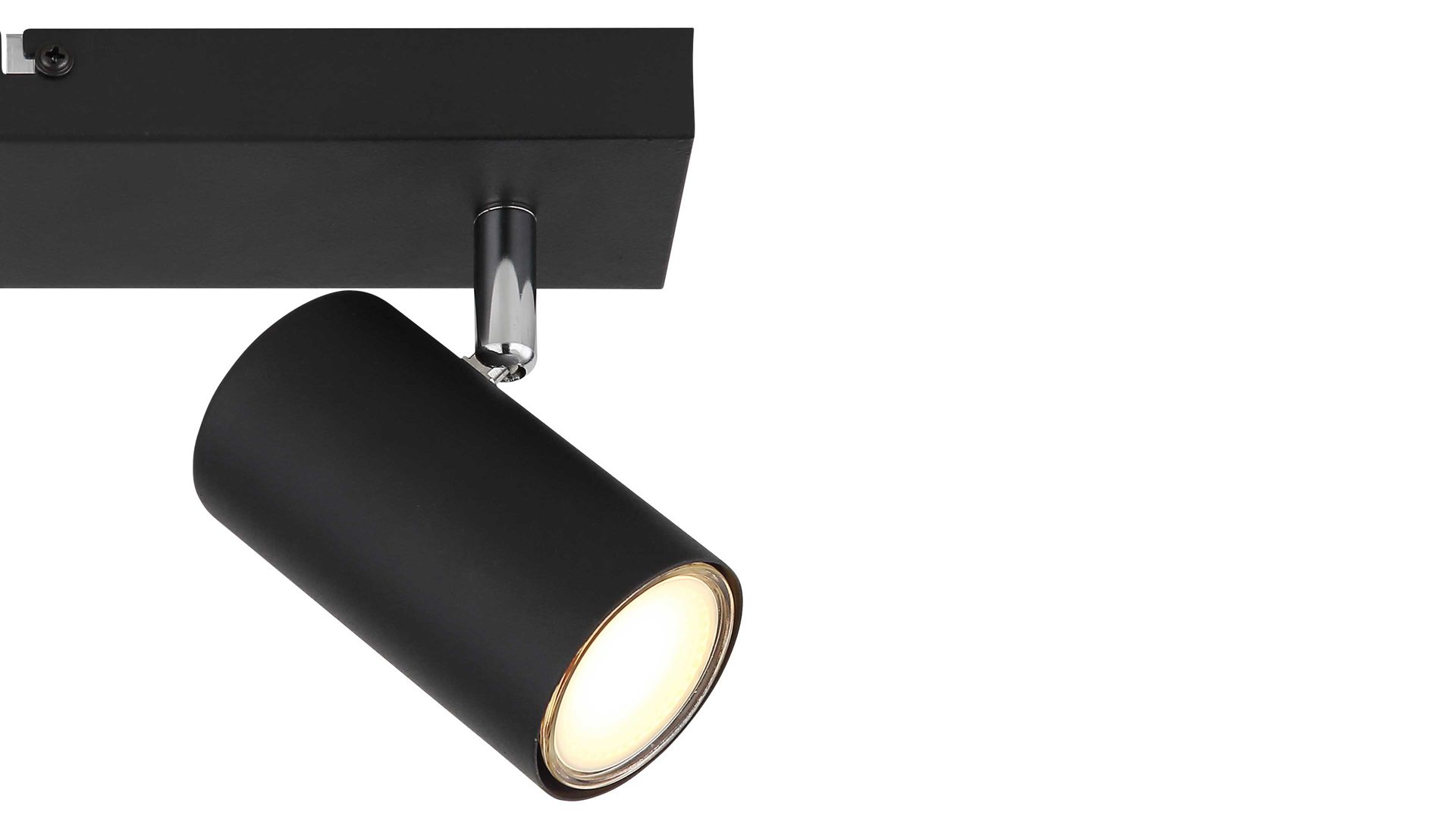 Strahler / Spot Globo lighting aus Metall in Schwarz GLOBO Strahler Robby Mattschwarz - zwei Spots, Länge  ca. 26 cm