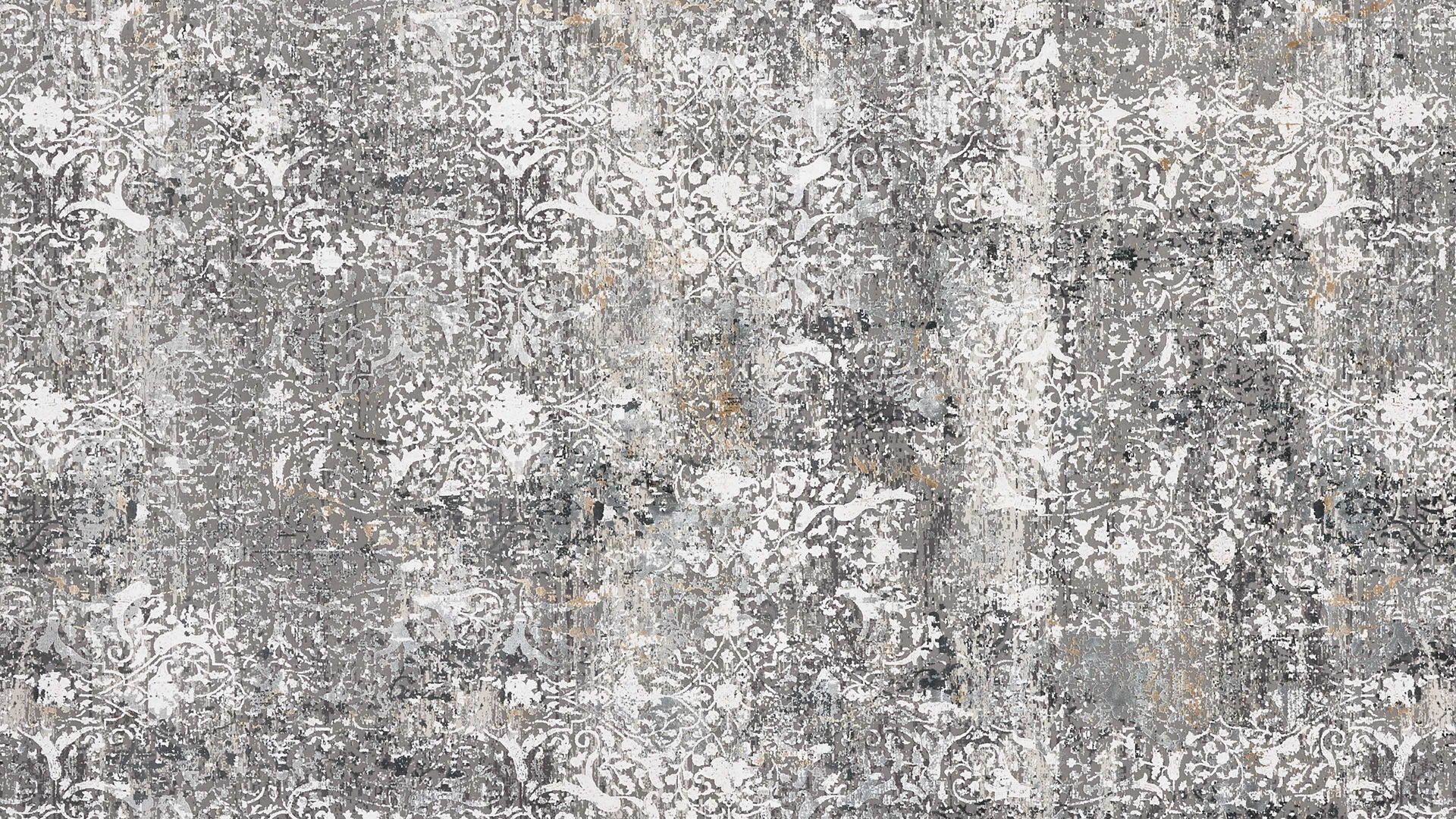 Webteppich Interliving aus Mischgewebe in Grau Interliving Teppich Serie L-8700 Grau-Mix – ca. 67 x 130 cm