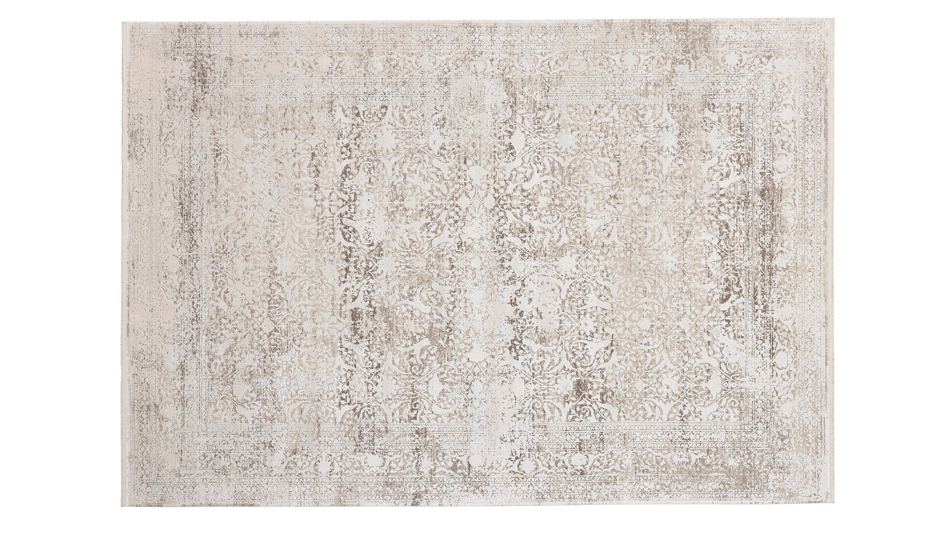 Webteppich Interliving aus Mischgewebe in Gold Interliving Teppich Serie L-8710 Gold – ca. 67 x 130 cm