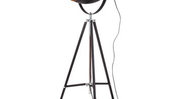Stehleuchte By rydens aus Metall in Schwarz BY RYDÉNS Stehleuchte Captain schwarz & goldenes Metall - Höhe ca. 170 cm