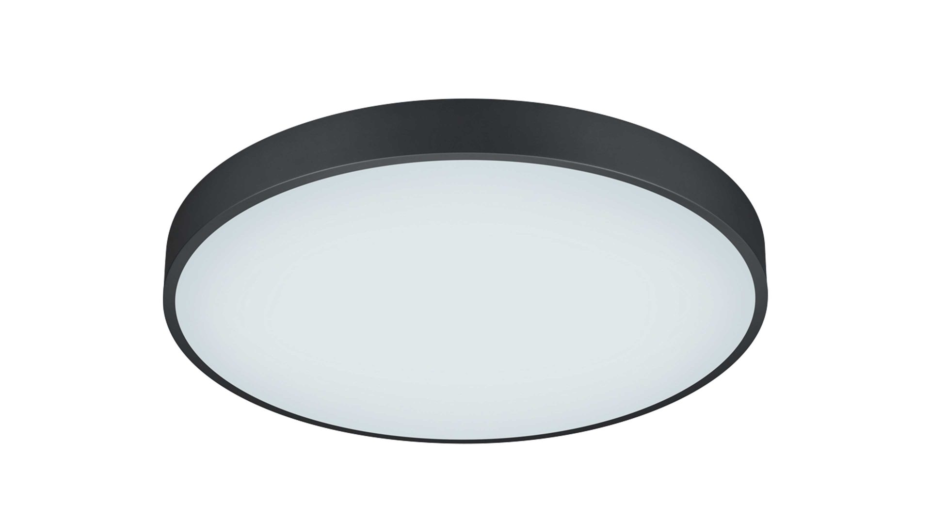 Deckenleuchte Trio lighting for you aus Metall in Schwarz TRIO Leuchten Serie Waco schwarzes Metall - Durchmesser ca. 50 cm