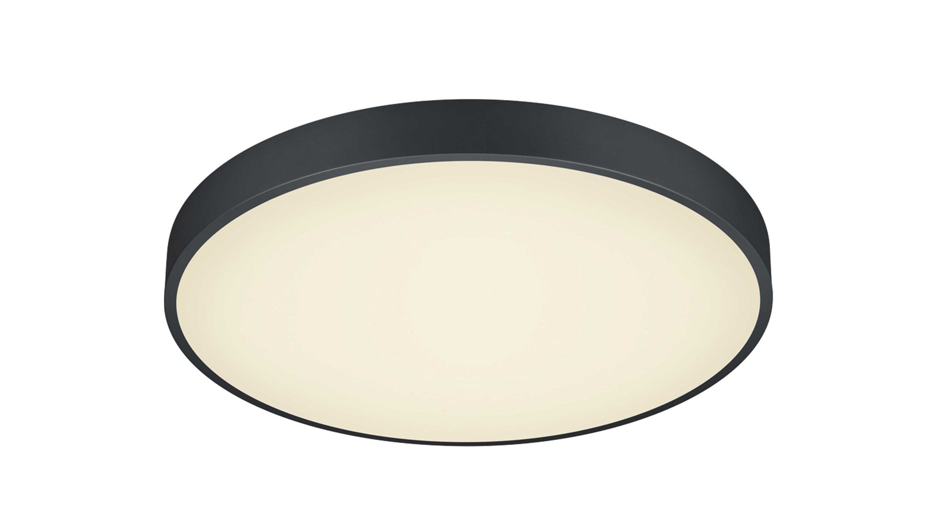 Deckenleuchte Trio lighting for you aus Metall in Schwarz TRIO Leuchten Serie Waco schwarzes Metall - Durchmesser ca. 50 cm