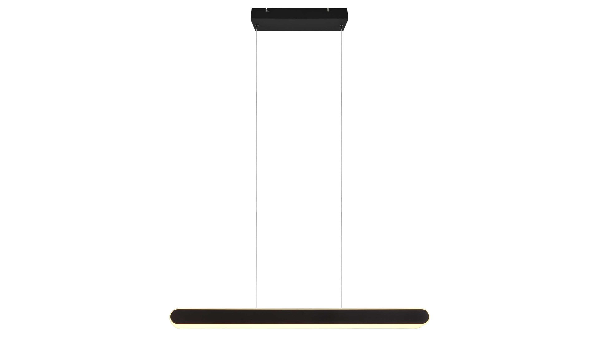 Pendelleuchte Trio lighting for you aus Metall in Schwarz TRIO Hängelampe Helios mattschwarzes Metall - Länge ca. 130 cm