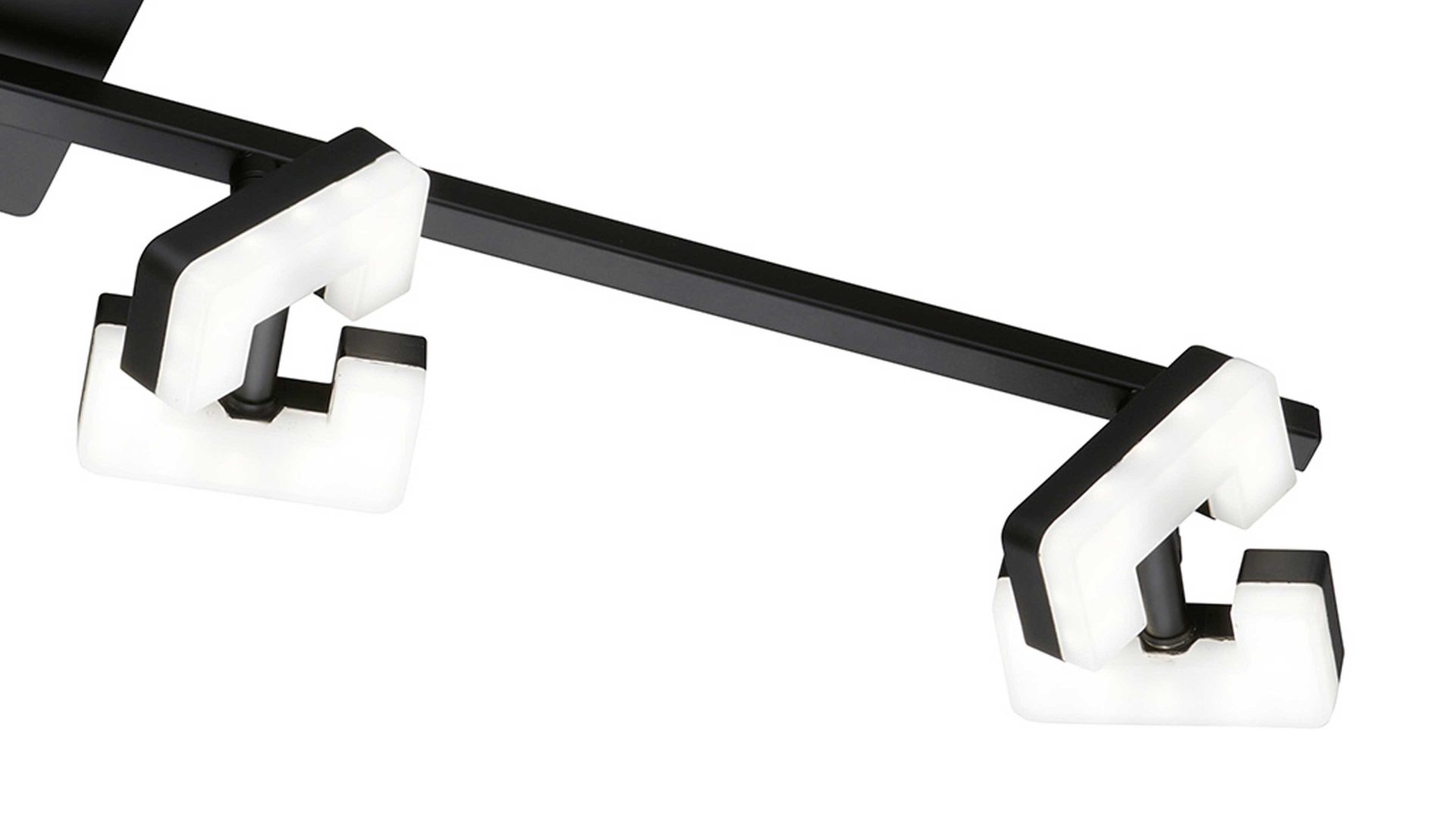 Strahler / Spot Fh fischer & honsel aus Metall in Schwarz FH Leuchten Serie Ray - Deckenlampe als Deckenstrahler sandschwarzes Metall - Länge ca. 78 cm