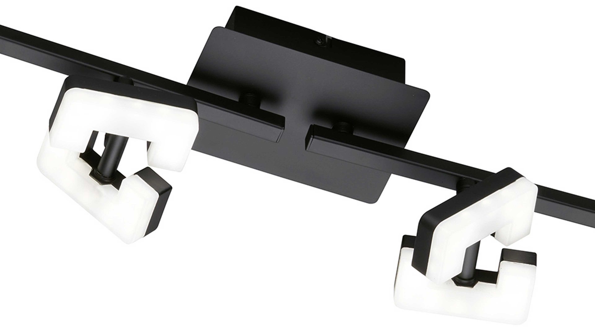 Strahler / Spot Fh fischer & honsel aus Metall in Schwarz FH Leuchten Serie Ray - Deckenlampe als Deckenstrahler sandschwarzes Metall - Länge ca. 78 cm