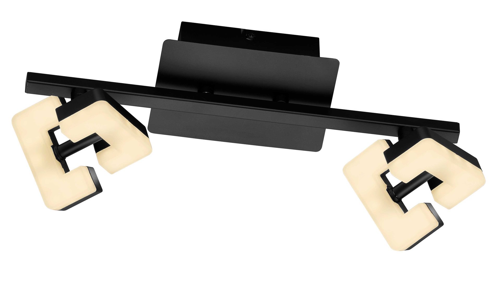 Strahler / Spot Fh fischer & honsel aus Metall in Schwarz FH Leuchten Serie Ray - Deckenlampe als Deckenstrahler sandschwarzes Metall - Länge ca. 34 cm