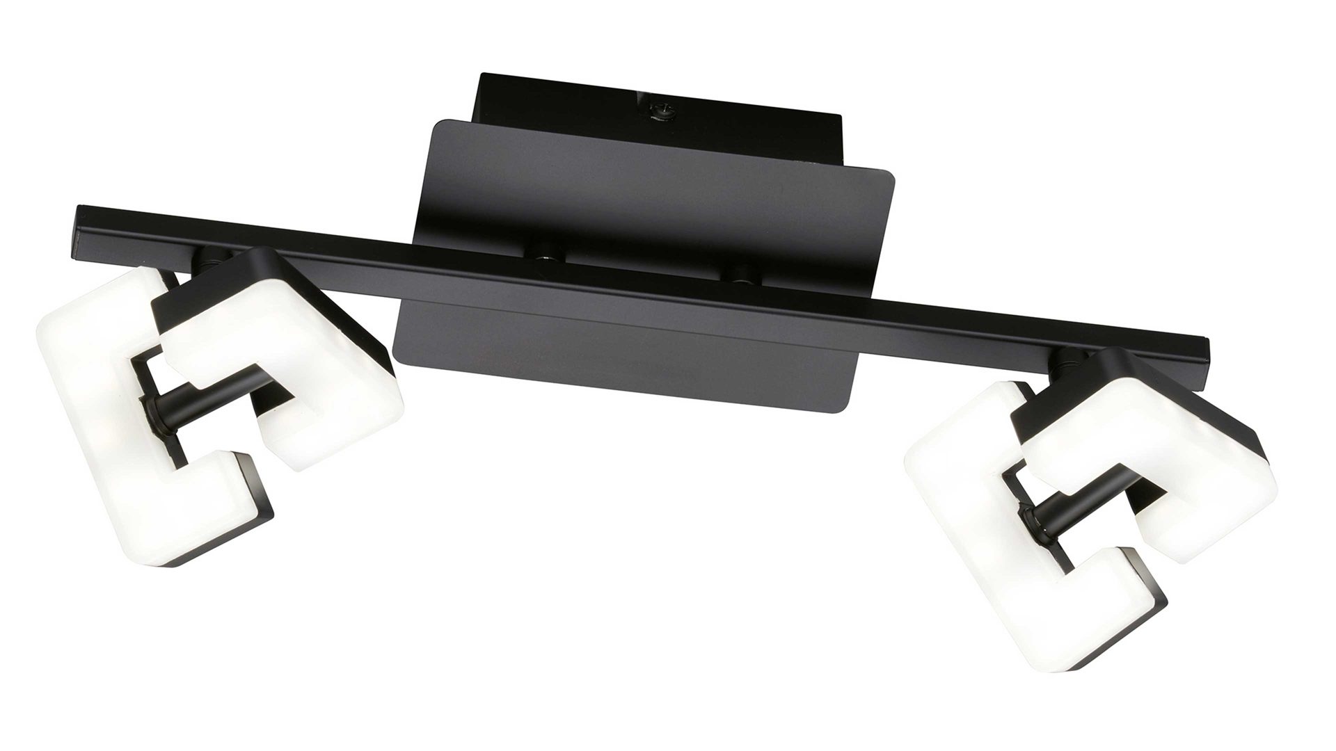 Strahler / Spot Fh fischer & honsel aus Metall in Schwarz FH Leuchten Serie Ray - Deckenlampe als Deckenstrahler sandschwarzes Metall - Länge ca. 34 cm