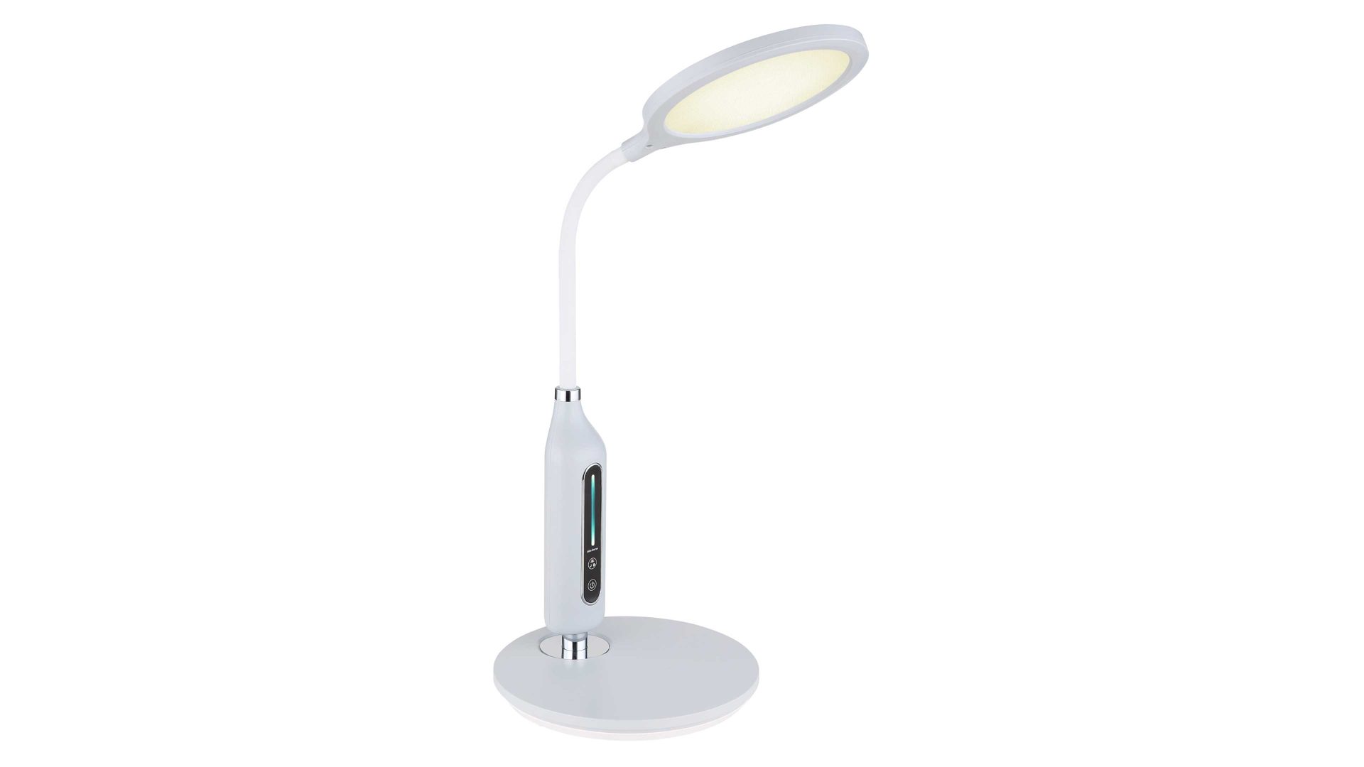 Schreibtischleuchte Globo lighting aus Kunststoff in Hellgrau GLOBO Lampen Serie Fruggy - Schreibtischleuchte hellgraues Silikon - Höhe ca. 41 cm