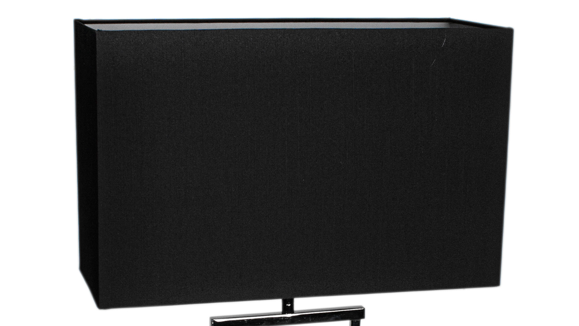 Tischleuchte By rydens aus Textil in Weiß BY RYDÉNS Leuchten Serie Omega - Tischleuchte Weiß & Chrom - Höhe ca. 69 cm